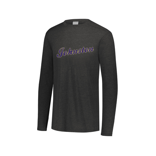 [FTLCUBBK-AXS-LOGO2] Decker Men's Tri-Blend T-Shirt - Long Sleeve (Adult XS, Black, Logo 2)