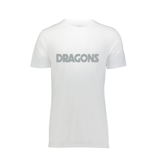 [FTSCUBWH-AS-LOGO3] Decker Men's Tri-Blend T-Shirt - Short Sleeve (Adult S, White, Logo 3)