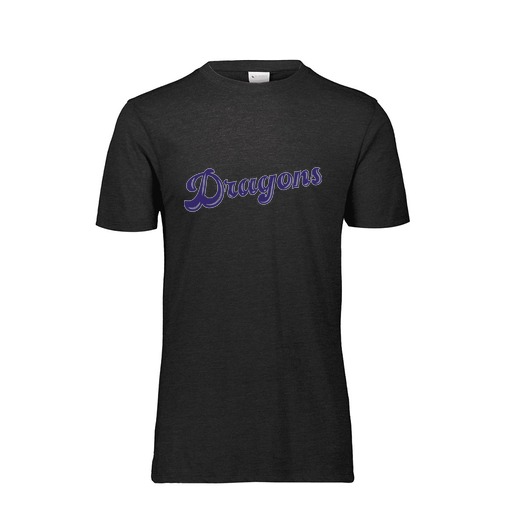 [FTSCUBBK-YS-LOGO1] Decker Youth Tri-Blend T-Shirt - Short Sleeve (Youth S, Black, Logo 1)