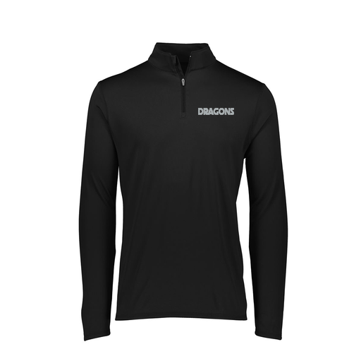 [FTLQFLBK-FAXS-LOGO3] Decker Women's Flex-Lite 1/4 Zip Shirt (Female Adult XS, Black, Logo 3)