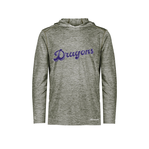 [FOLHCGGY-AS-LOGO1] Decker Men's Charge Hoodie (Adult S, Gray, Logo 1)