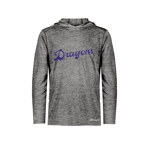 [FOLHCGBK-YS-LOGO1] Decker Youth Charge Hoodie (Youth S, Black, Logo 1)