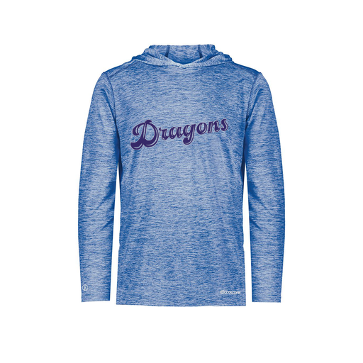 [FOLHCGRY-YS-LOGO1] Decker Youth Charge Hoodie (Youth S, Royal, Logo 1)